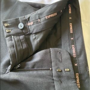 Express Editor Black Capri Pants Size 2
